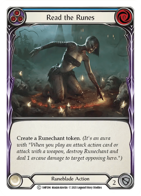 Read the Runes (Blue) — History Pack 1 — Flesh and Blood