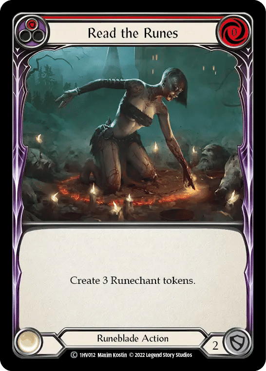 Read the Runes (Red) — Viserai - Blitz Deck — Flesh and Blood