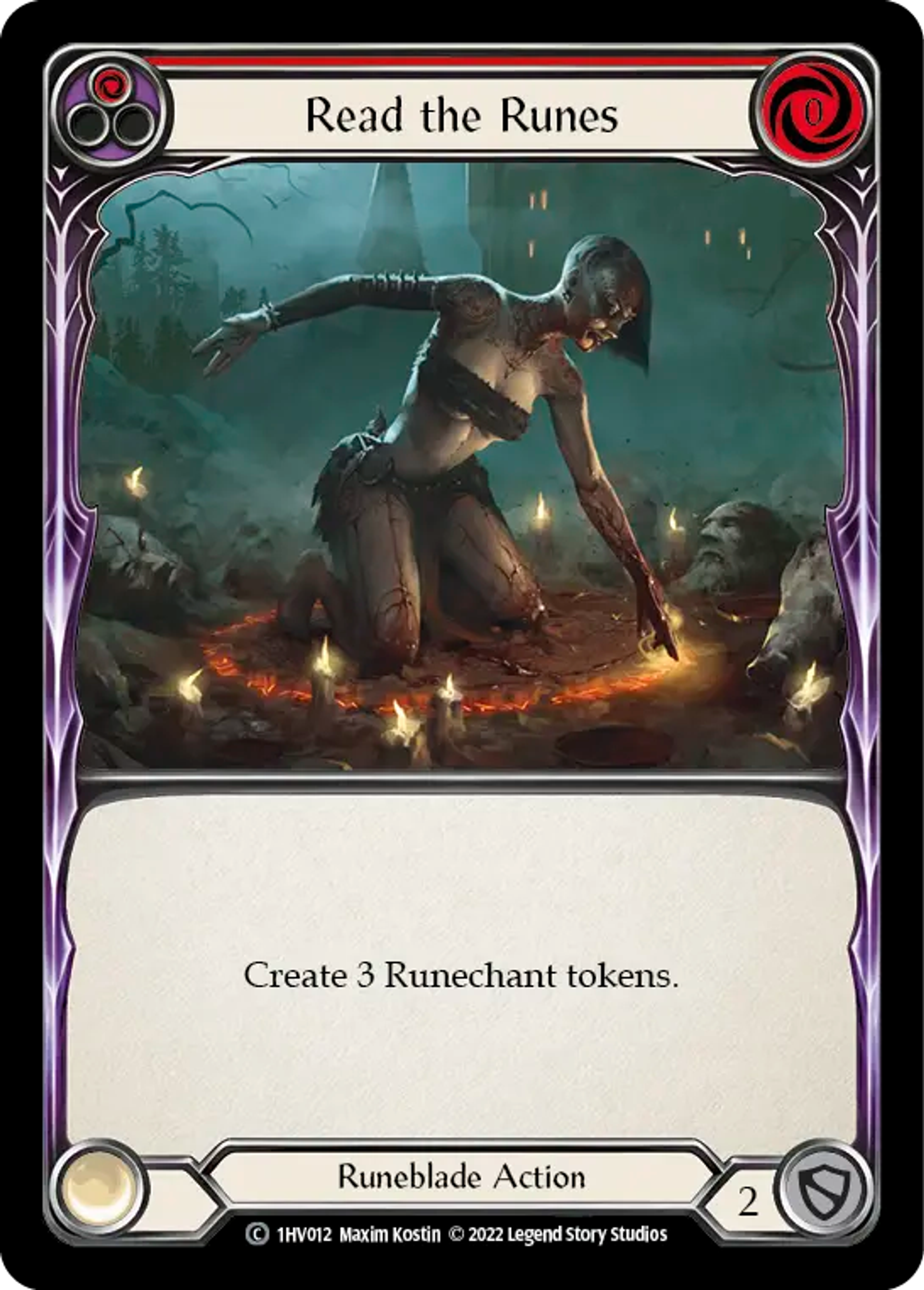 Read the Runes (Red) — Viserai - Blitz Deck — Flesh and Blood