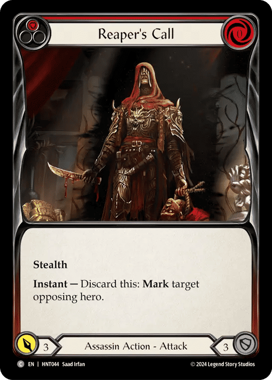 Reaper's Call (Red) — The Hunted — Flesh and Blood