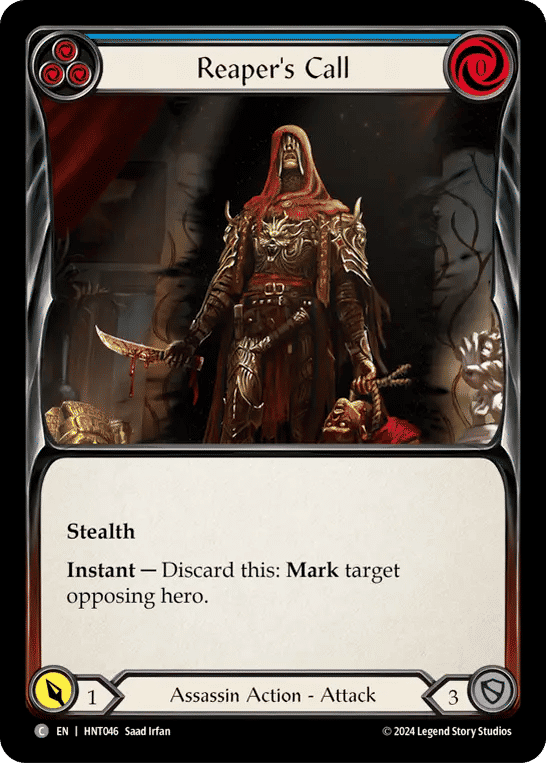 Reaper's Call (Blue) — The Hunted — Flesh and Blood