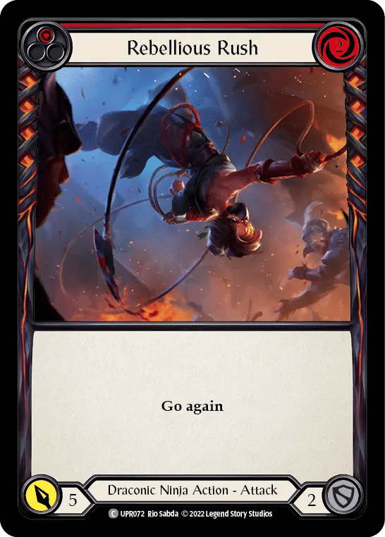 Rebellious Rush (Red) — Uprising — Flesh and Blood