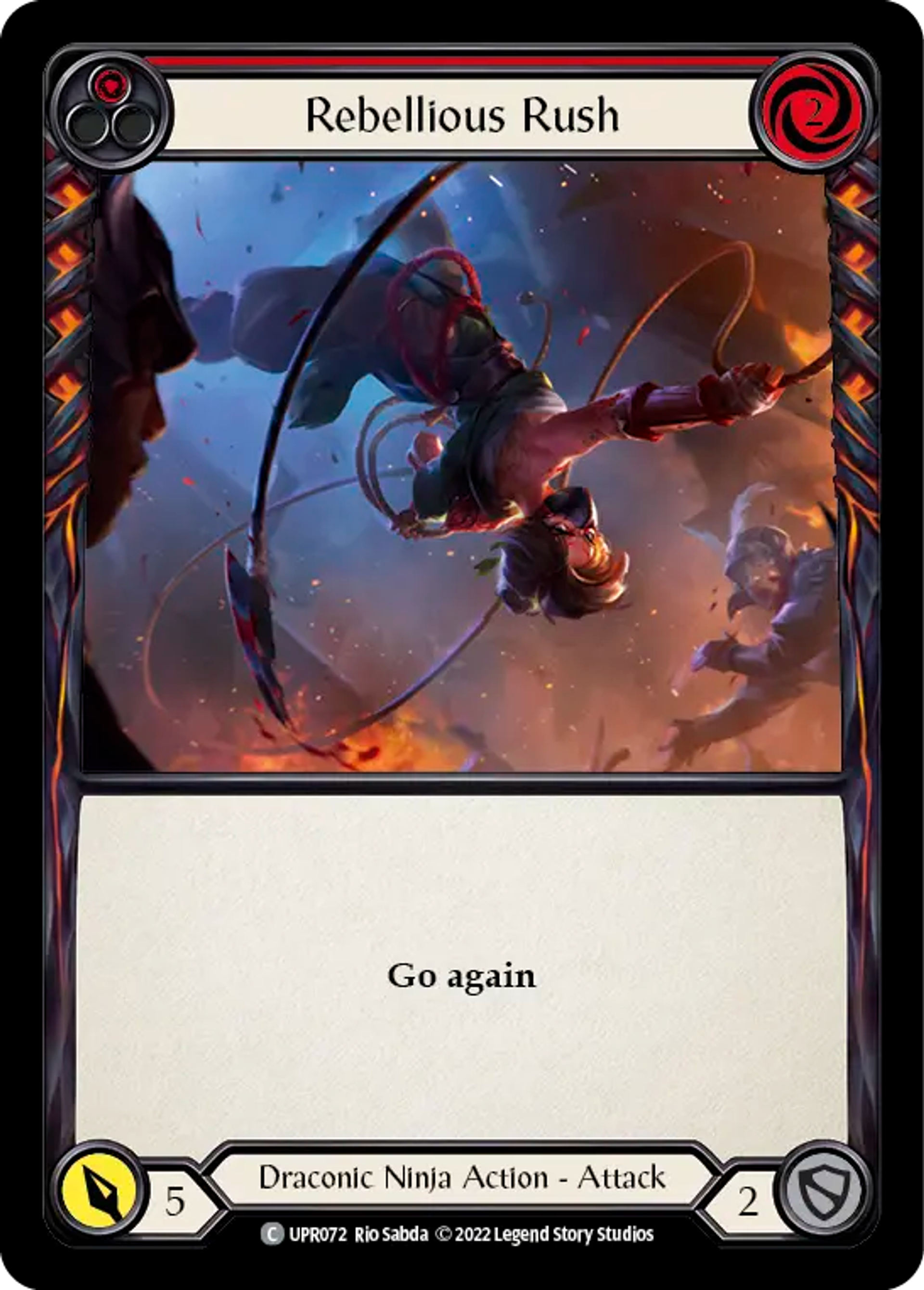 Rebellious Rush (Red) — Uprising — Flesh and Blood