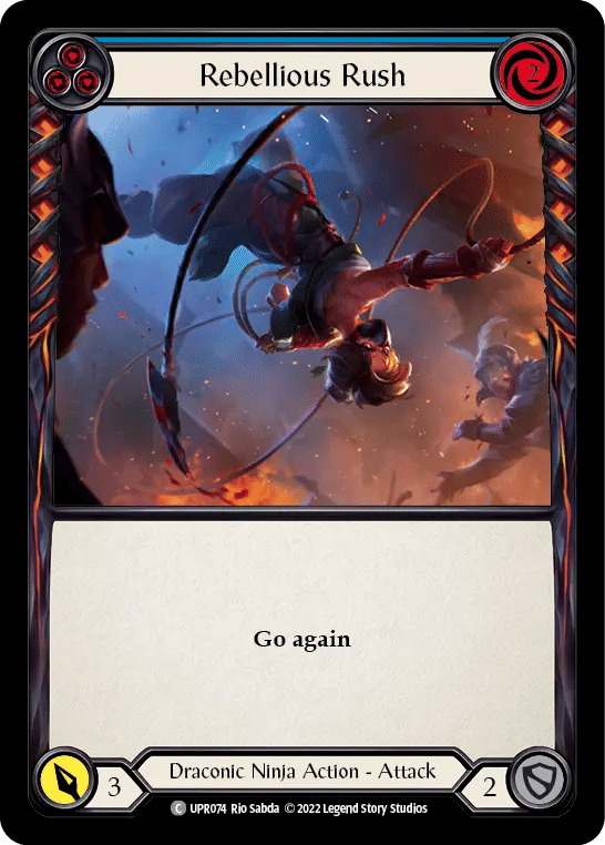 Rebellious Rush (Blue) — Uprising — Flesh and Blood