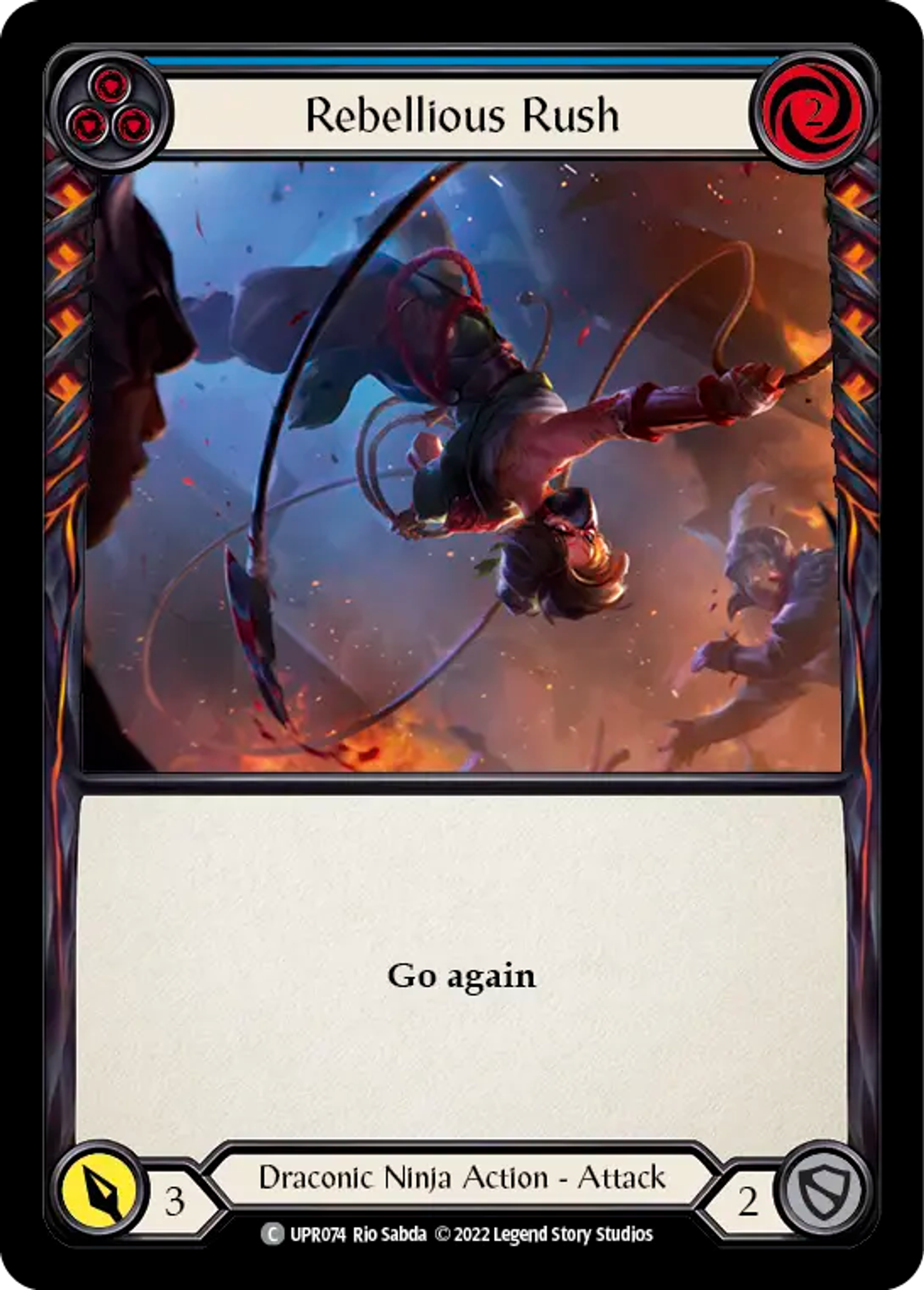 Rebellious Rush (Blue) — Uprising — Flesh and Blood
