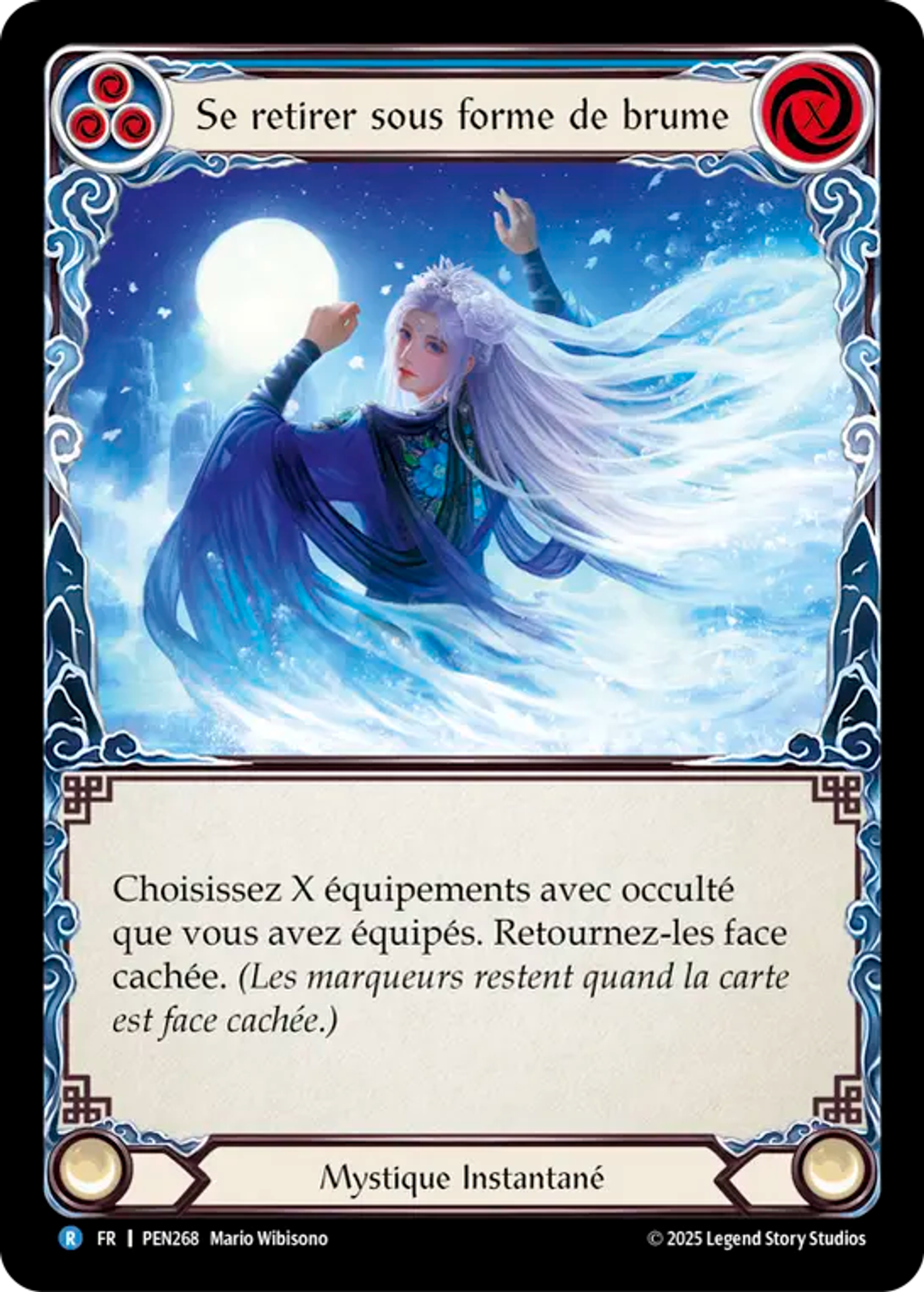 Recede to Mistform (Blue) — Compendium of Rathe — Flesh and Blood