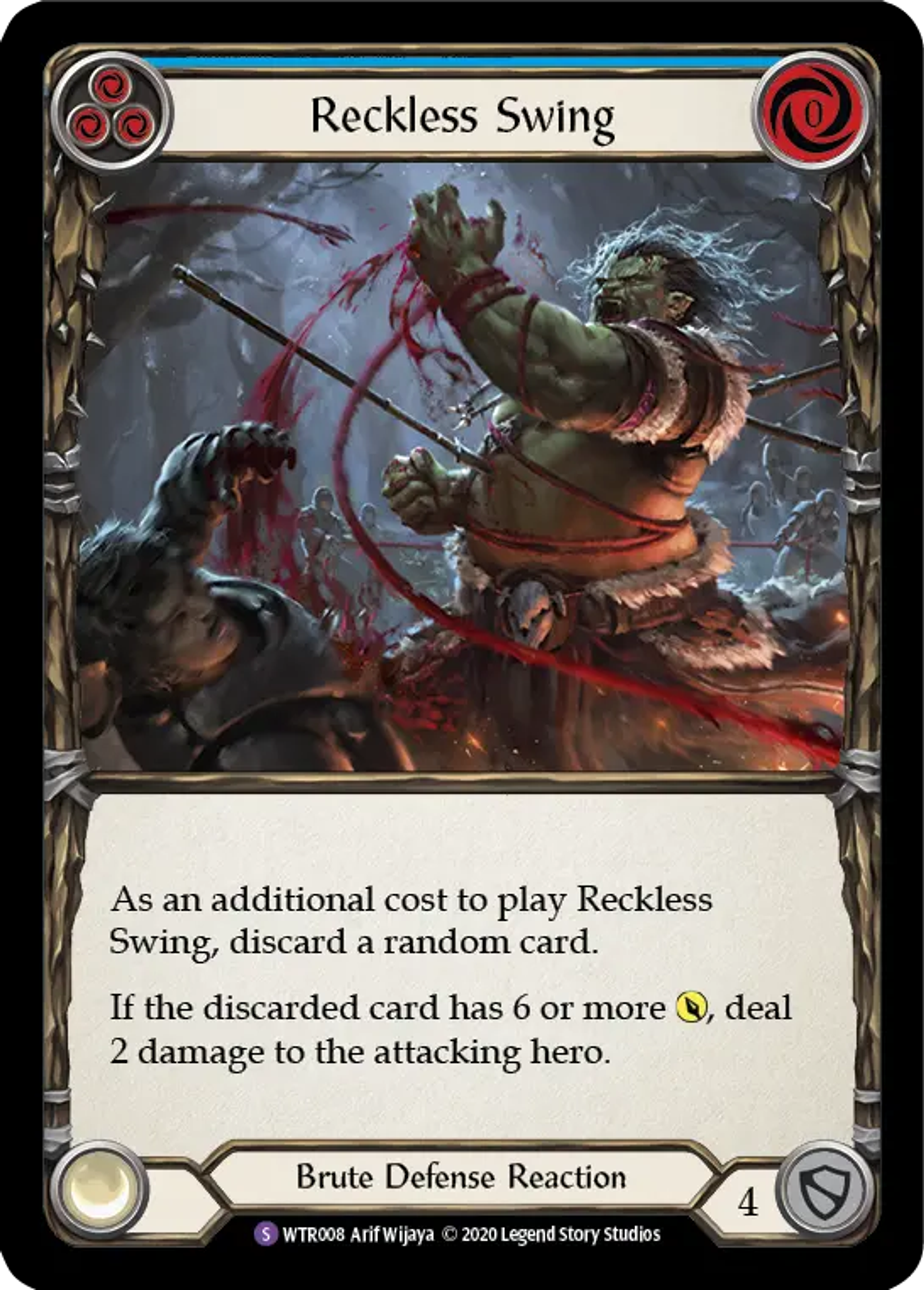 Reckless Swing — Welcome to Rathe - Unlimited — Flesh and Blood