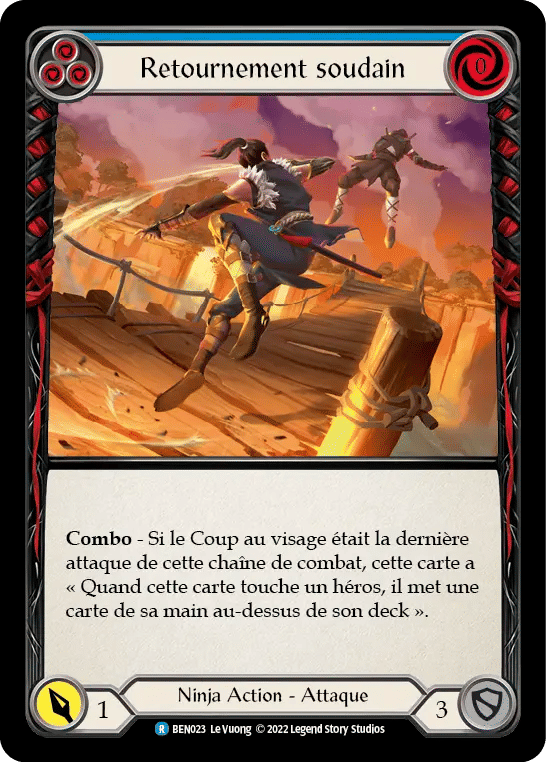 Retournement soudain — Benji - Blitz Deck — Flesh and Blood