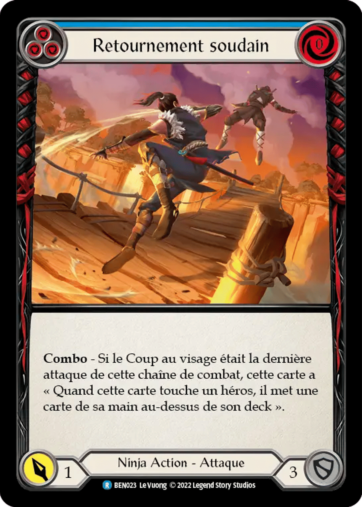 Retournement soudain from Benji - Blitz Deck - Flesh and Blood
