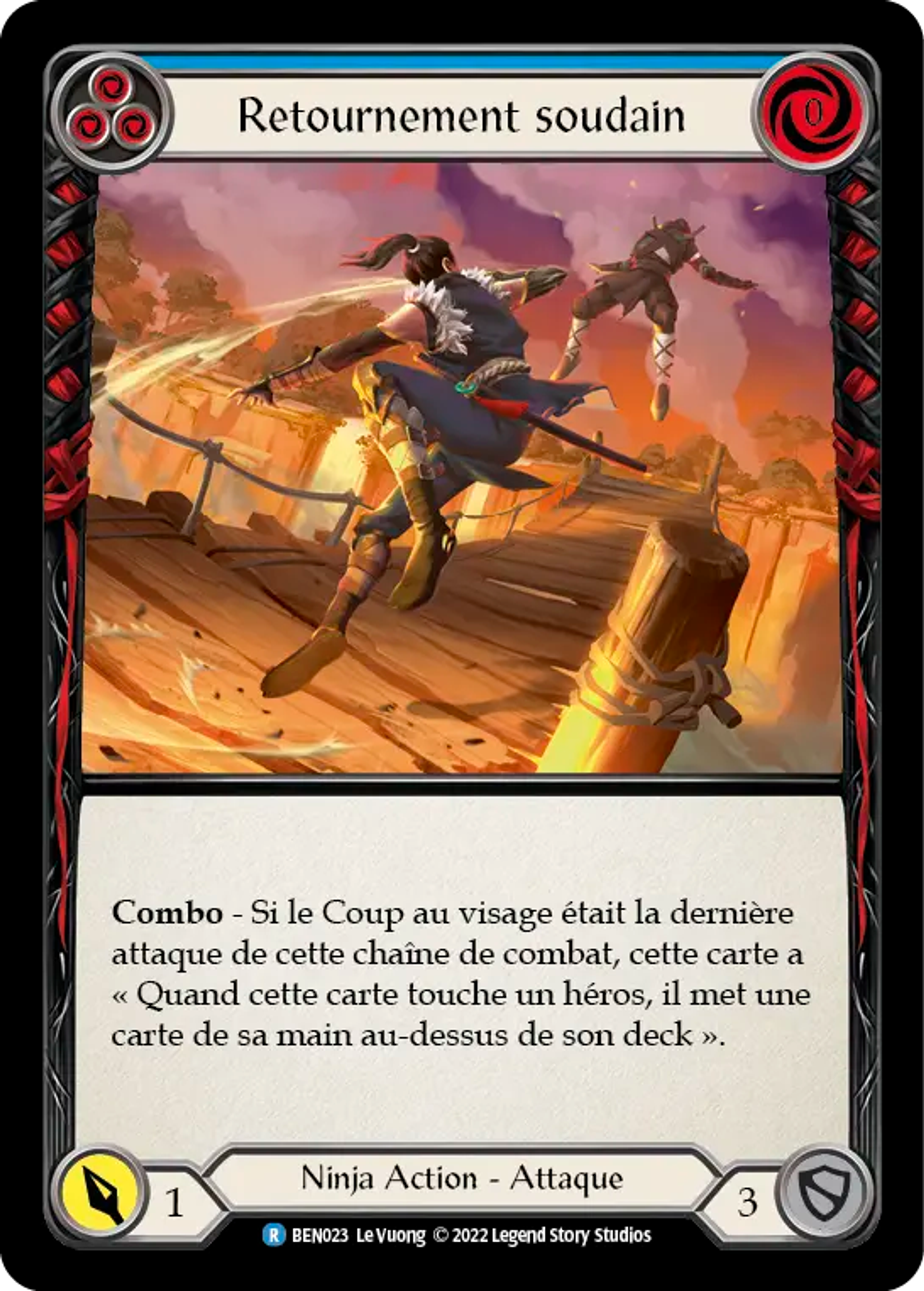 Retournement soudain — Benji - Blitz Deck — Flesh and Blood