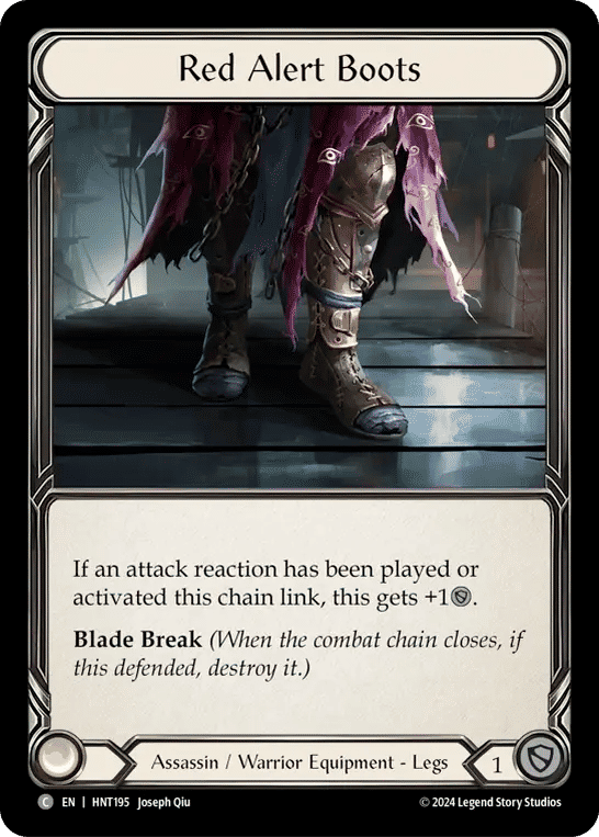 Red Alert Boots — The Hunted — Flesh and Blood
