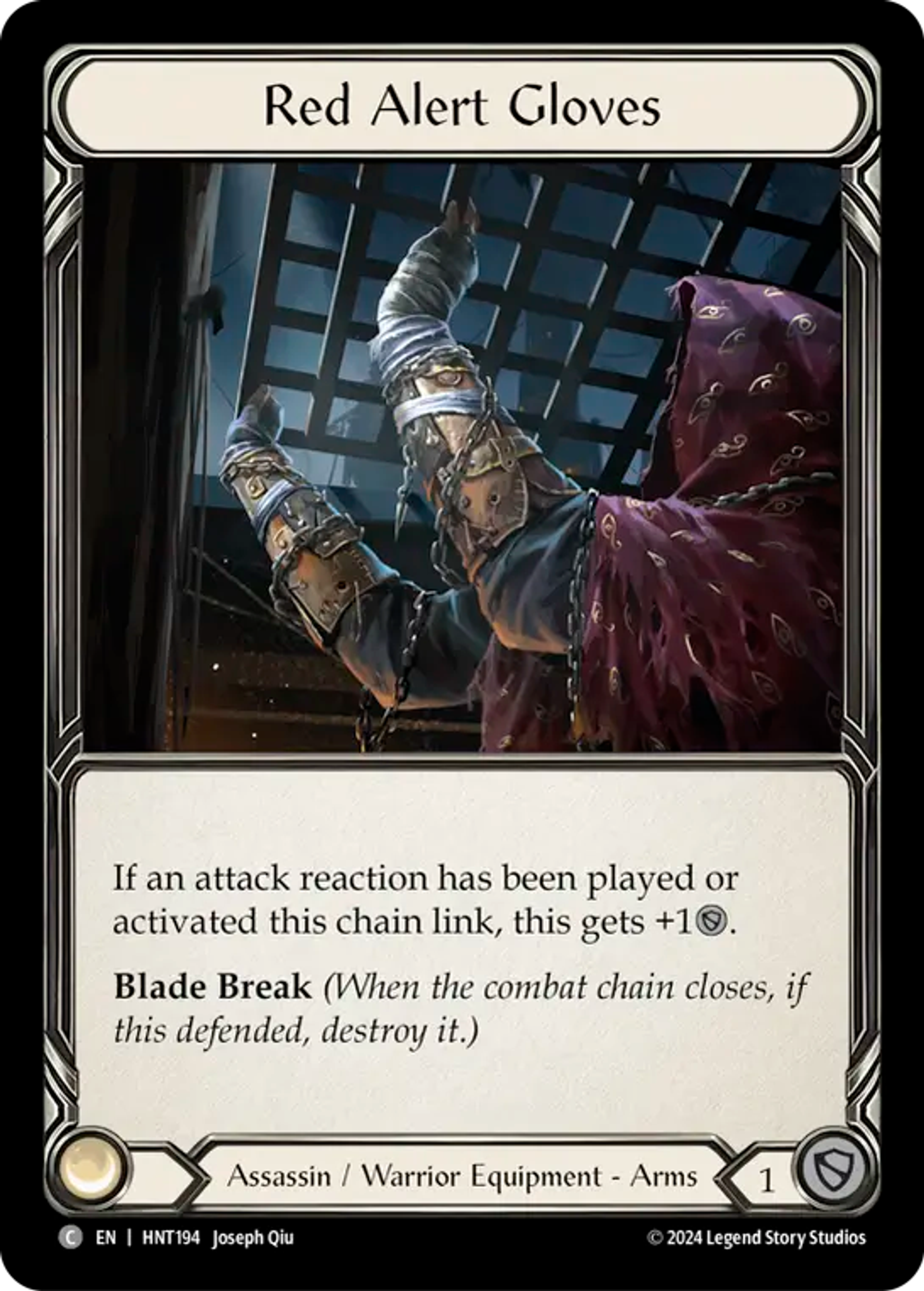 Red Alert Gloves — The Hunted — Flesh and Blood