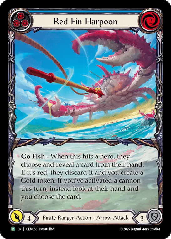 Red Fin Harpoon — GEM - Pack 2 — Flesh and Blood