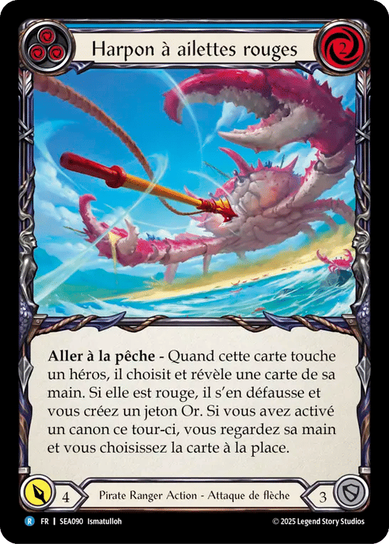Harpon à ailettes rouges — High Seas — Flesh and Blood