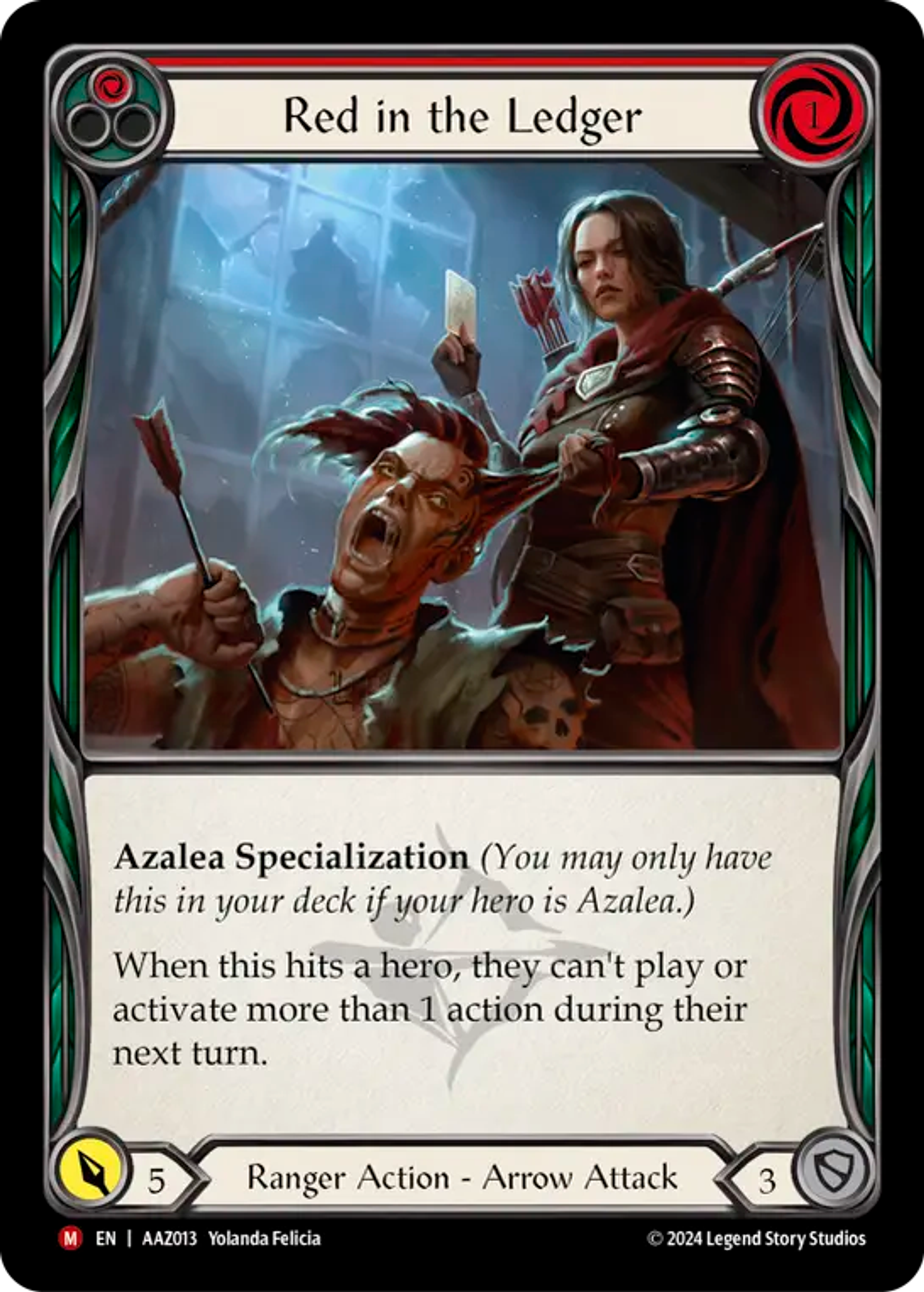 Red in the Ledger — Armory Deck - Azalea, Ace in the Hole — Flesh and Blood