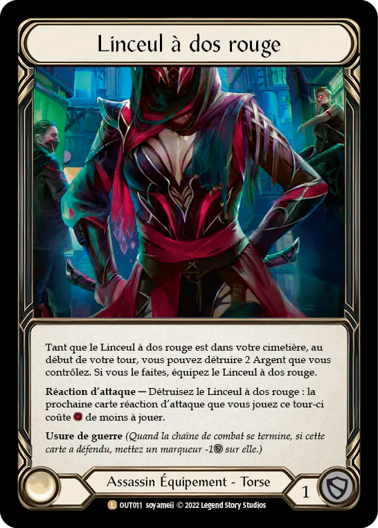 Linceul à dos rouge — Outsiders — Flesh and Blood