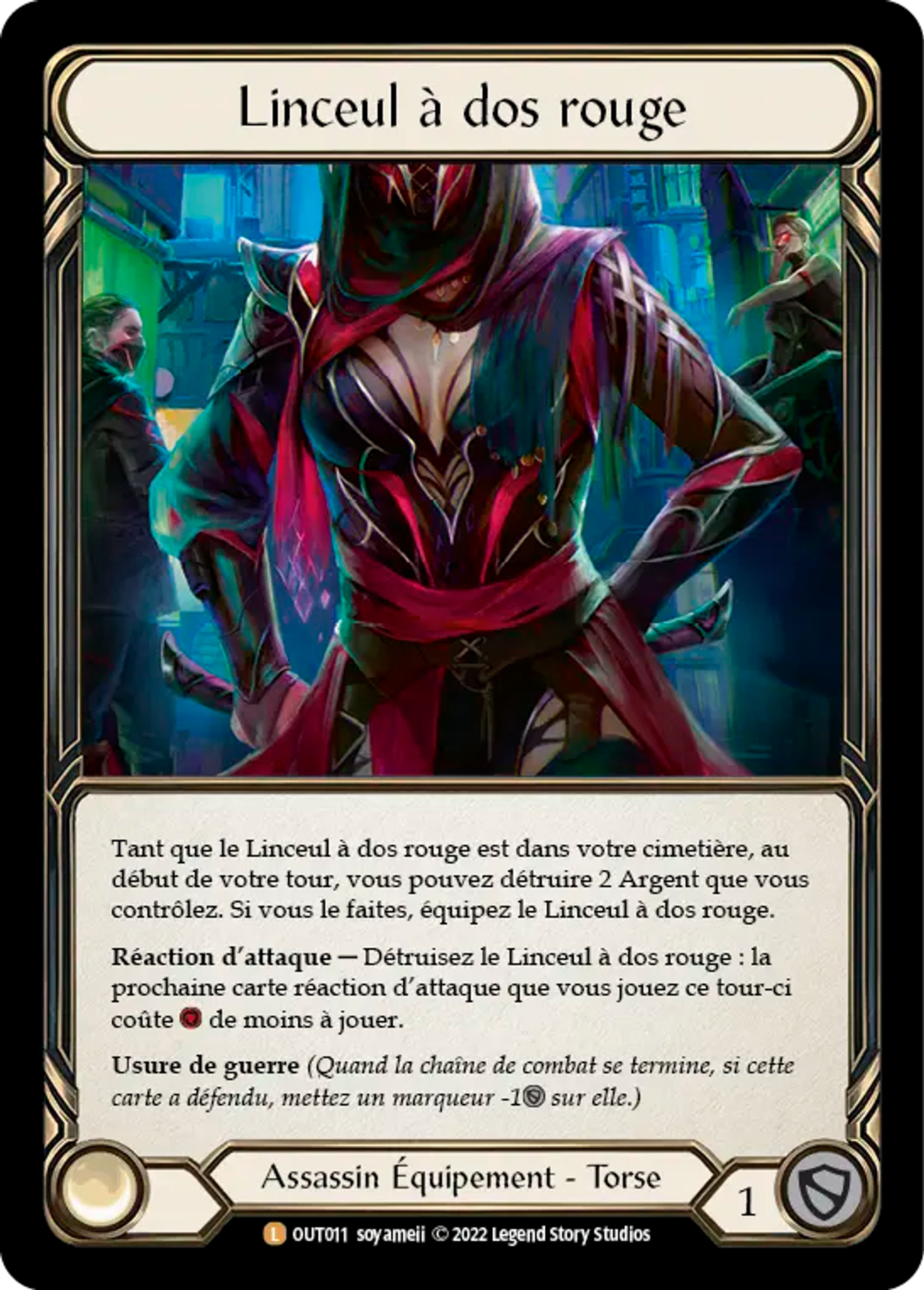 Linceul à dos rouge — Outsiders — Flesh and Blood