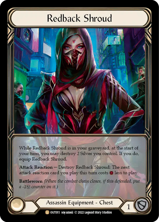 Redback Shroud — Outsiders — Flesh and Blood