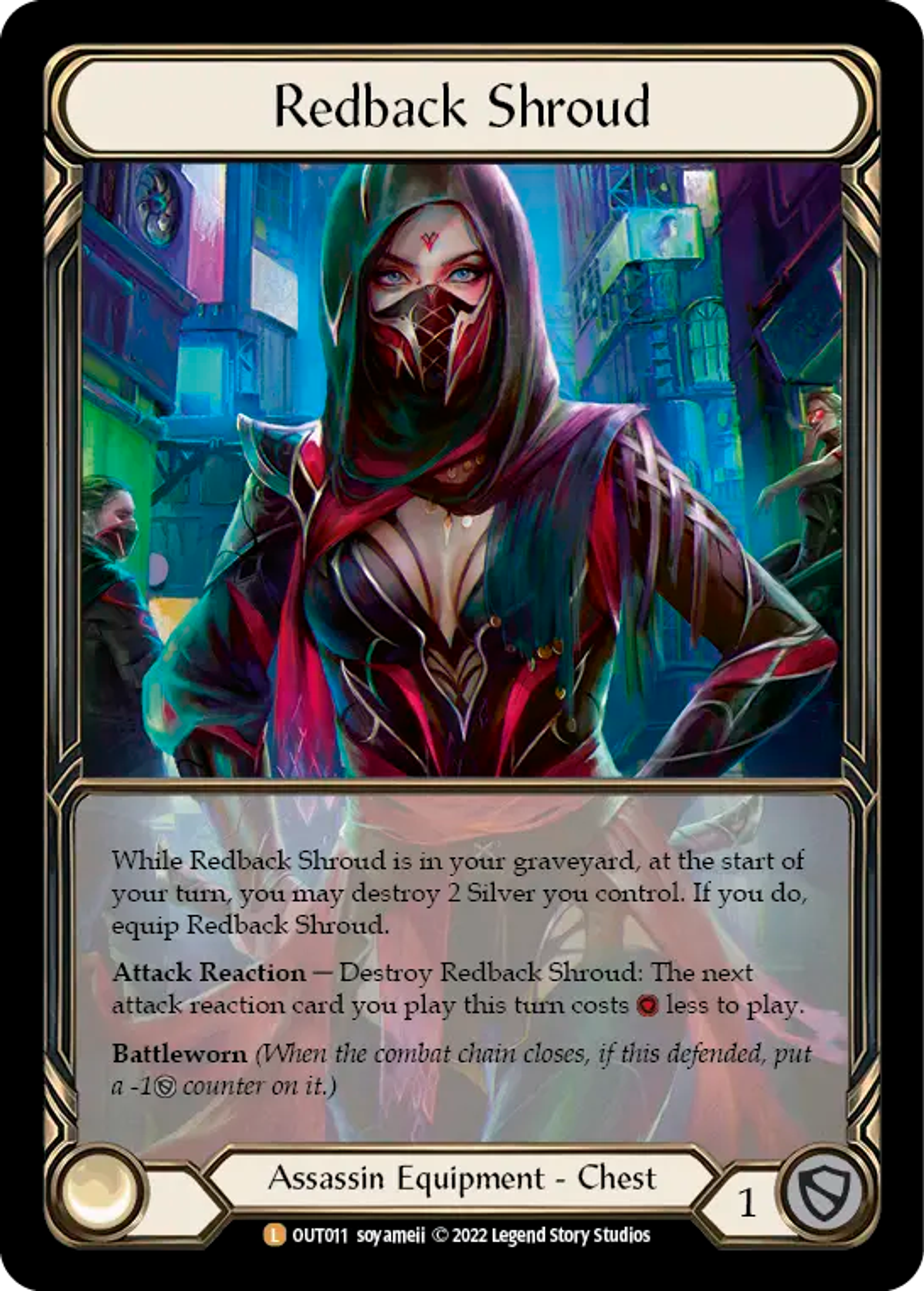 Redback Shroud — Outsiders — Flesh and Blood