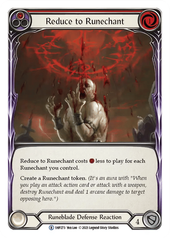 Reduce to Runechant (Red) — History Pack 1 — Flesh and Blood