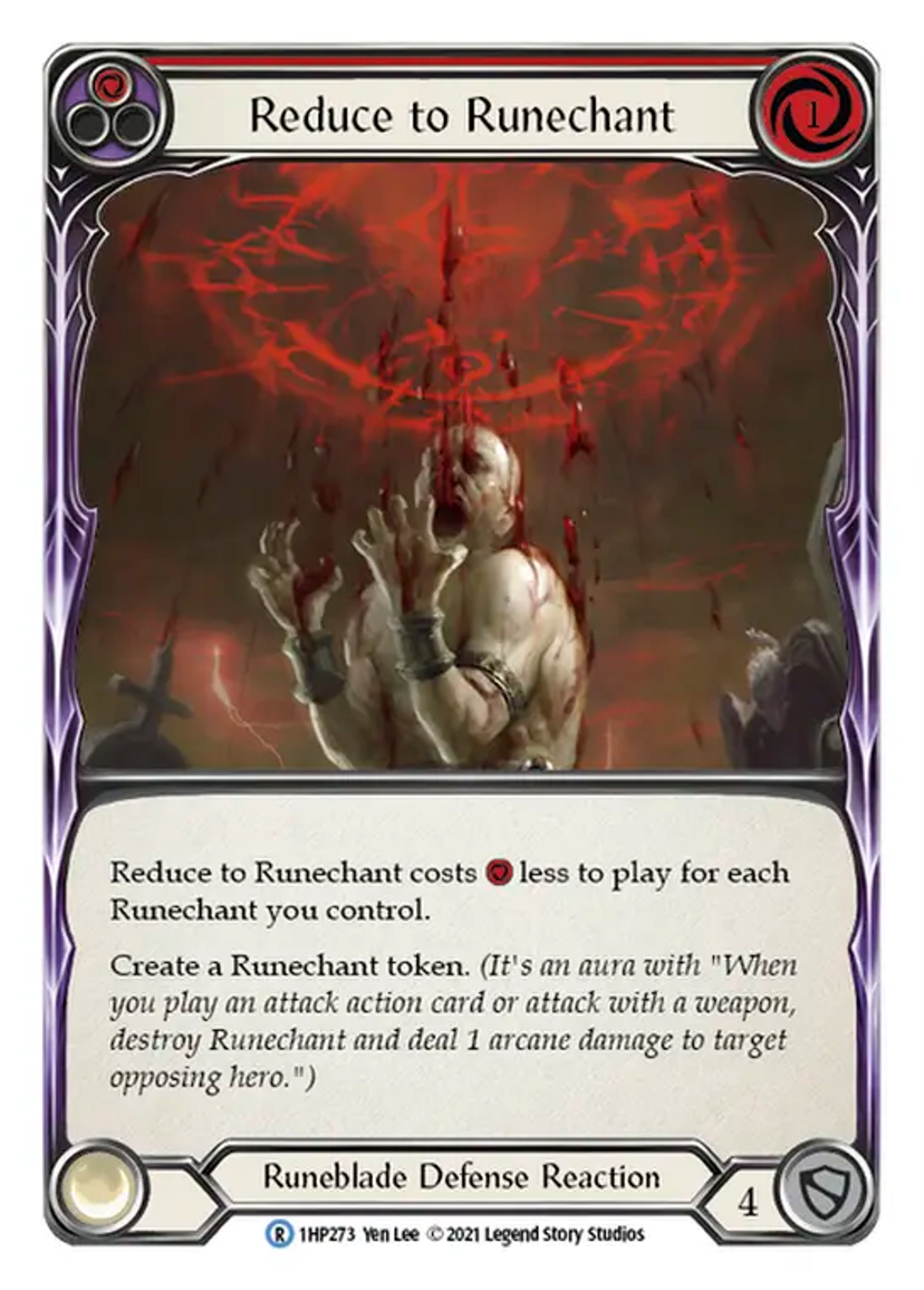 Reduce to Runechant (Red) — History Pack 1 — Flesh and Blood