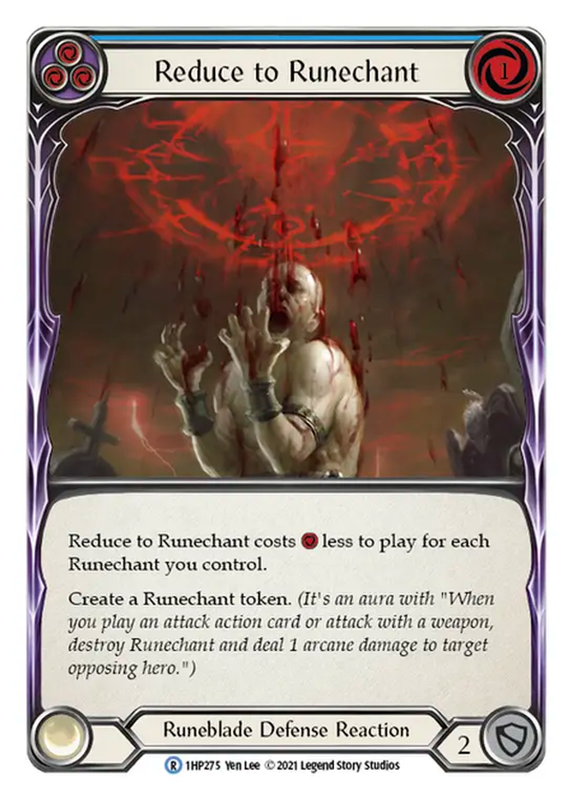 Reduce to Runechant (Blue) — History Pack 1 — Flesh and Blood