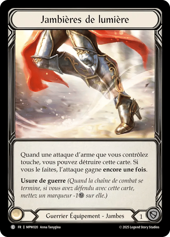 Jambières de lumière — Mastery Pack Warrior — Flesh and Blood
