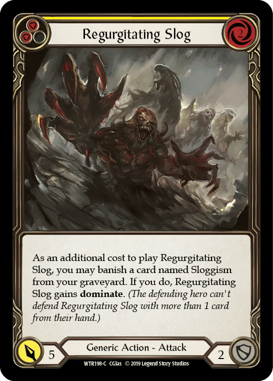 Regurgitating Slog (Yellow) — Welcome to Rathe — Flesh and Blood