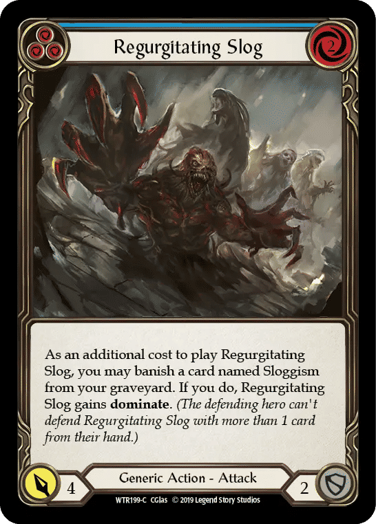 Regurgitating Slog (Blue) — Welcome to Rathe — Flesh and Blood