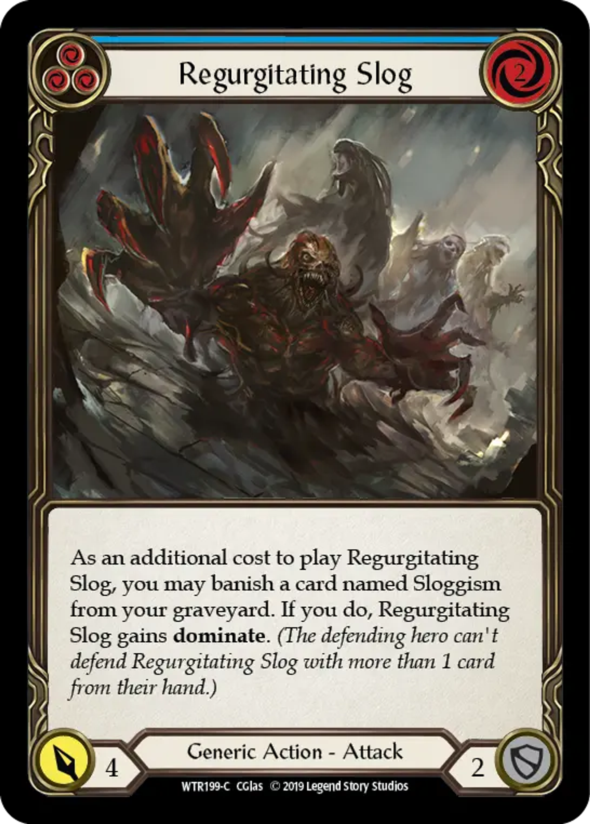 Regurgitating Slog (Blue) — Welcome to Rathe — Flesh and Blood