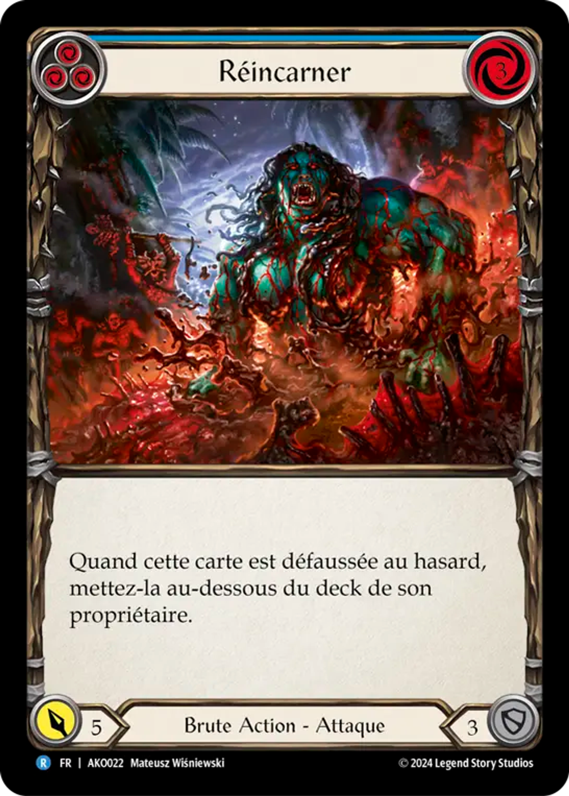 Réincarner — Armory Deck - Kayo, Armed and Dangerous — Flesh and Blood