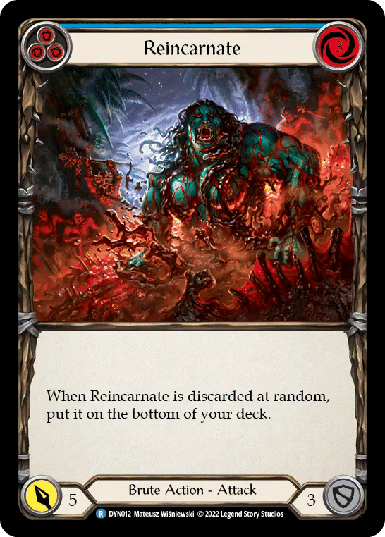 Reincarnate (Blue) — Dynasty — Flesh and Blood
