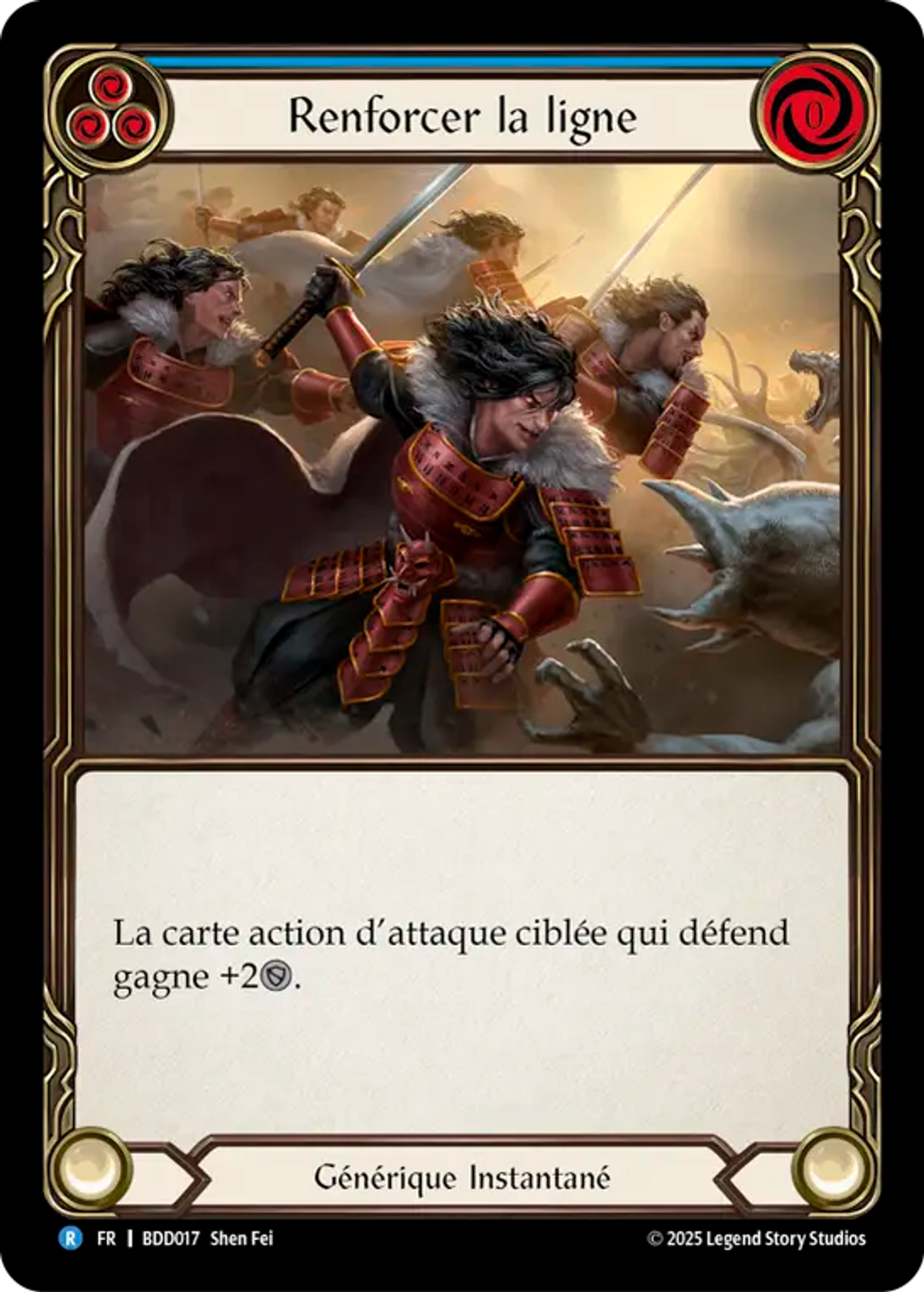 Renforcer la ligne — Bravo Demo Deck — Flesh and Blood