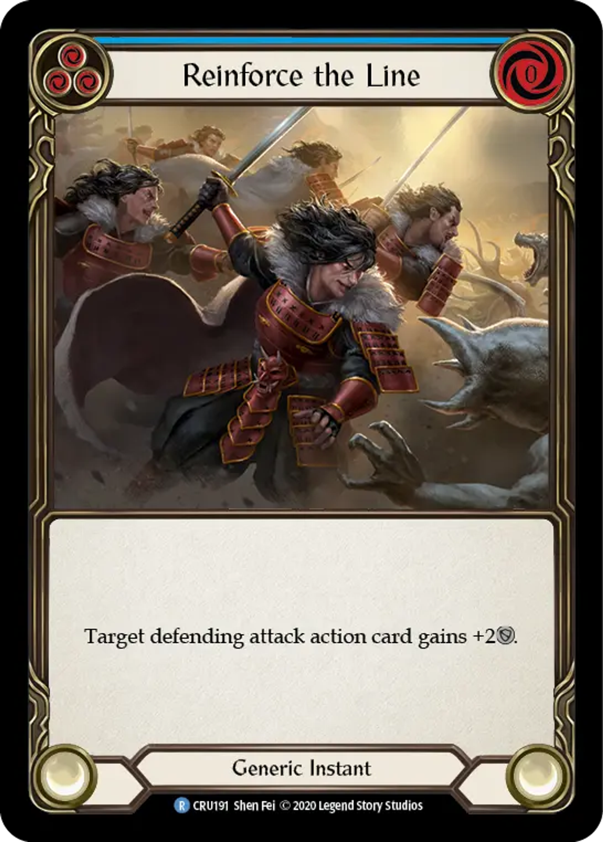Reinforce the Line (Blue) — Crucible of War — Flesh and Blood