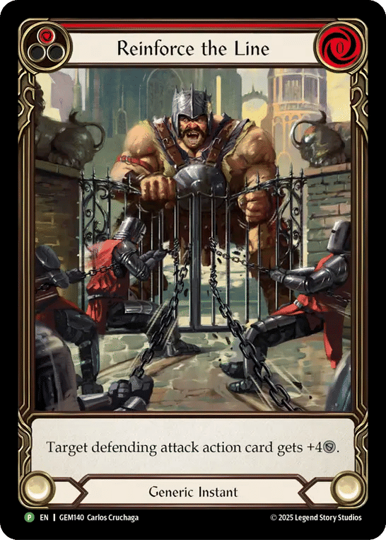 Reinforce the Line — GEM - Pack 4 — Flesh and Blood