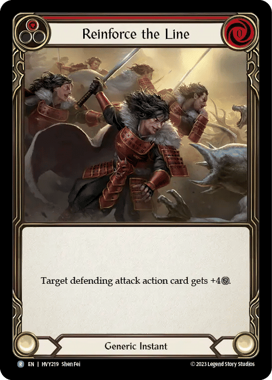 Reinforce the Line (Red) — Heavy Hitters — Flesh and Blood