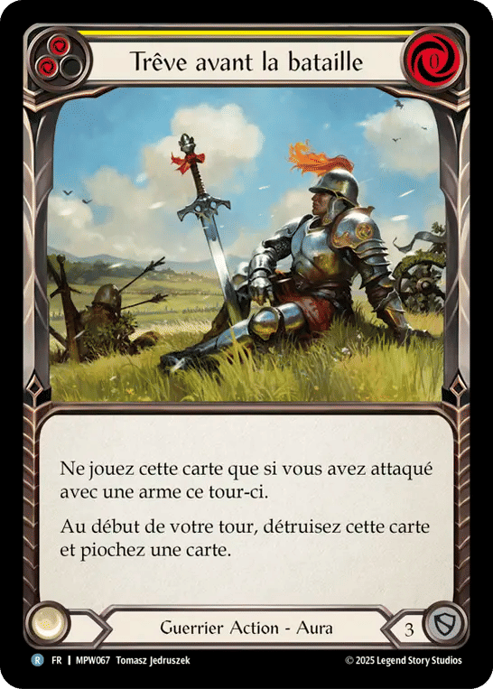 Trêve avant la bataille — Mastery Pack Warrior — Flesh and Blood