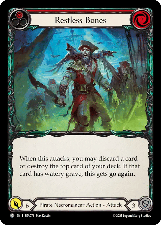 Restless Bones (Red) — High Seas — Flesh and Blood