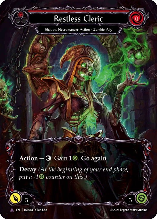 Restless Cleric (Red) from Usurp the Shadow Throne - Flesh and Blood