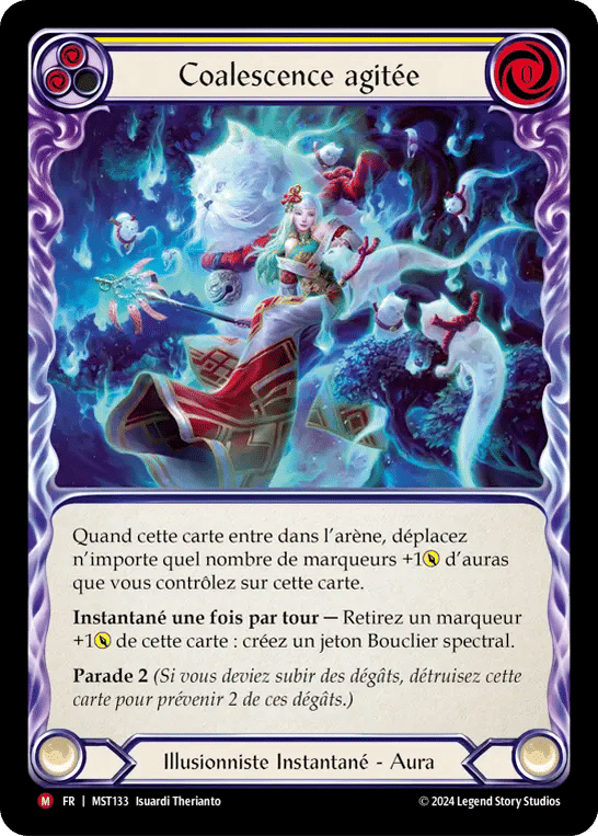 Coalescence agitée — Part the Mistveil — Flesh and Blood