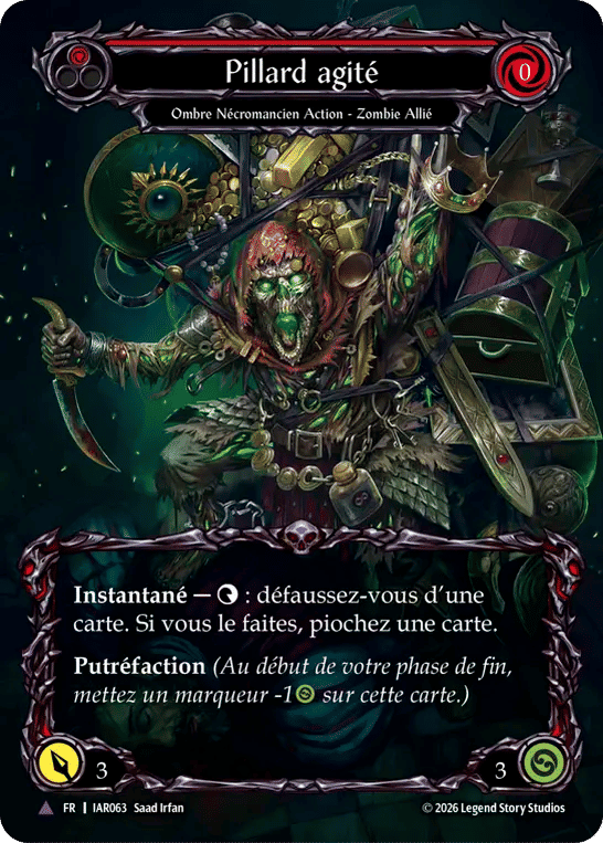 Pillard agité — Usurp the Shadow Throne — Flesh and Blood