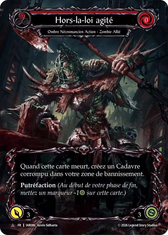 Hors-la-loi agité — Usurp the Shadow Throne — Flesh and Blood