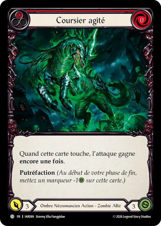 Coursier agité — Usurp the Shadow Throne — Flesh and Blood