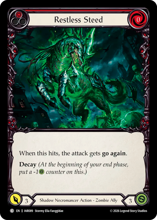 Restless Steed (Red) — Usurp the Shadow Throne — Flesh and Blood