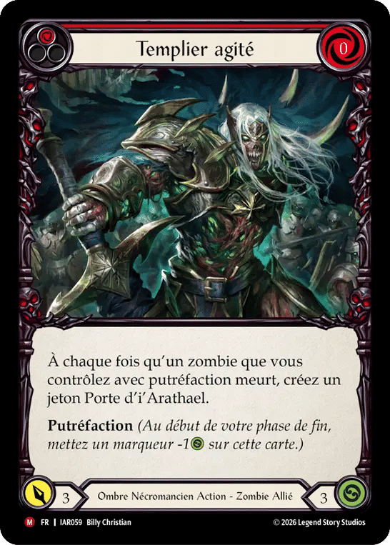 Templier agité — Usurp the Shadow Throne — Flesh and Blood