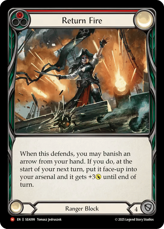 Return Fire from High Seas - Flesh and Blood
