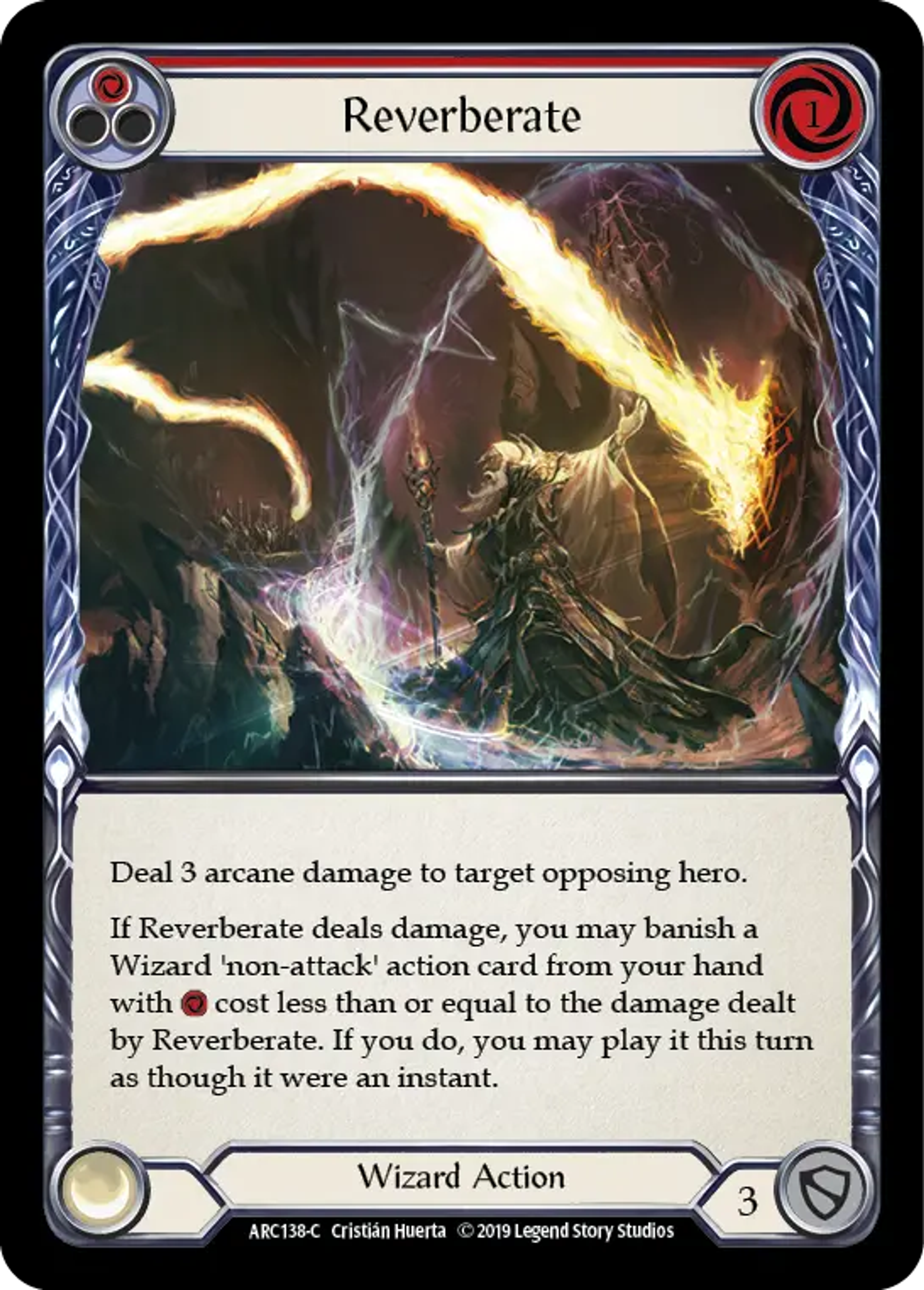 Reverberate (Red) — Arcane Rising — Flesh and Blood