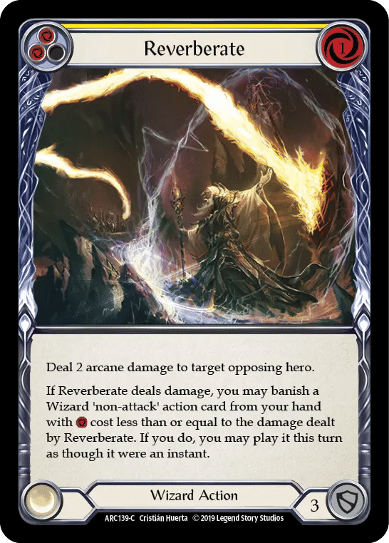 Reverberate (Yellow) — Arcane Rising — Flesh and Blood