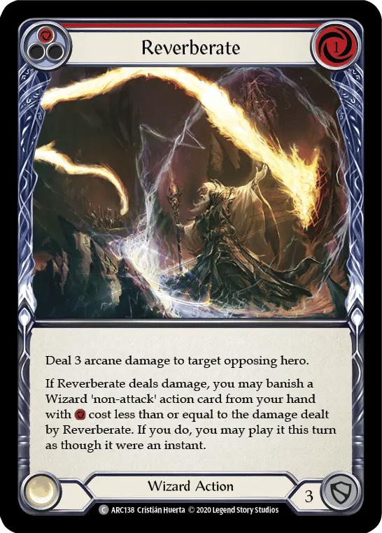 Reverberate (Red) — Arcane Rising - Unlimited — Flesh and Blood
