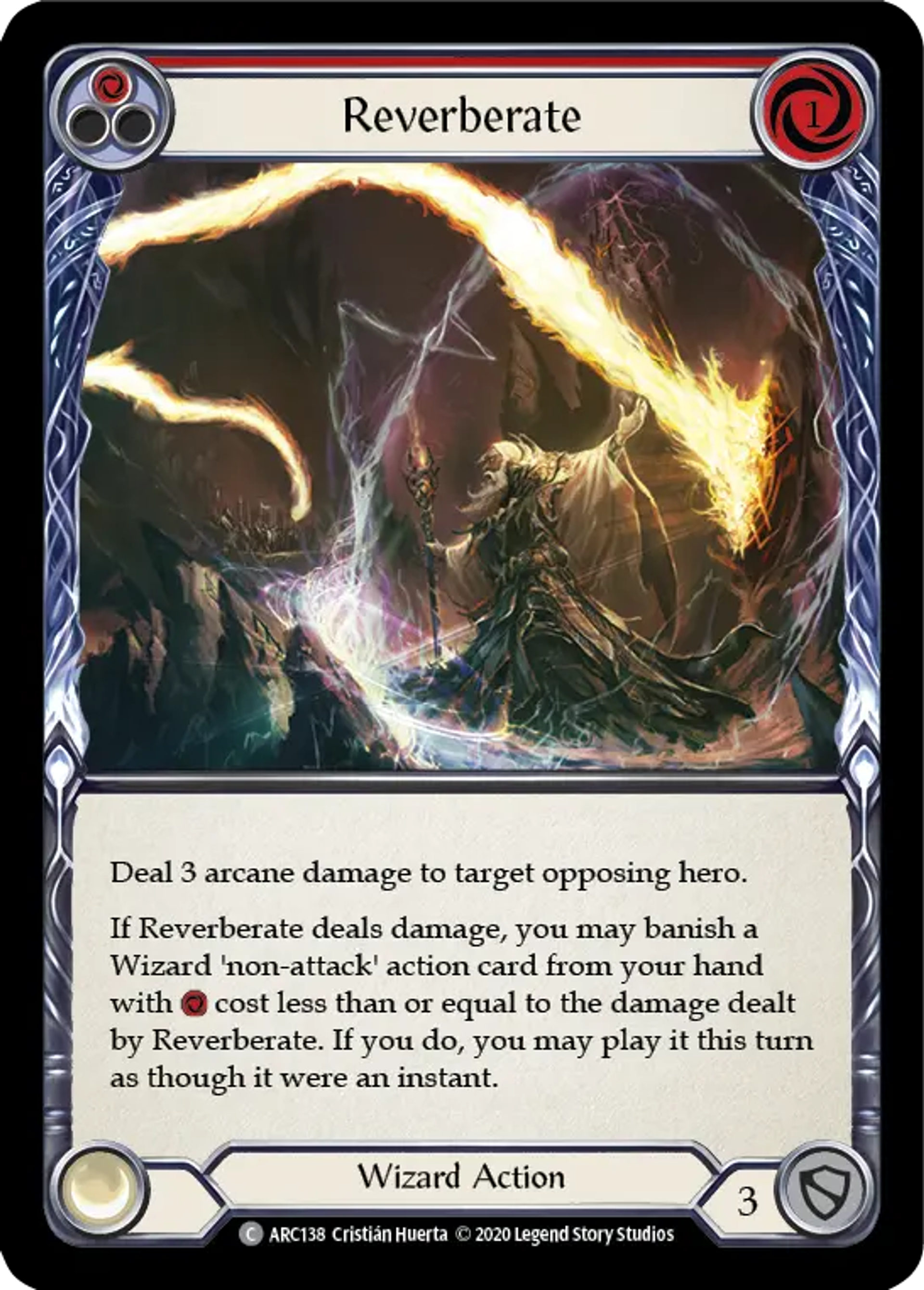 Reverberate (Red) — Arcane Rising - Unlimited — Flesh and Blood
